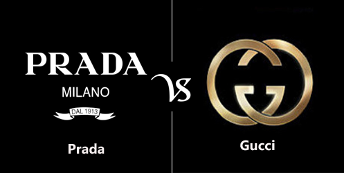 Difference between Prada and Gucci 