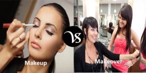 Difference between makeup and makeover - Difference All