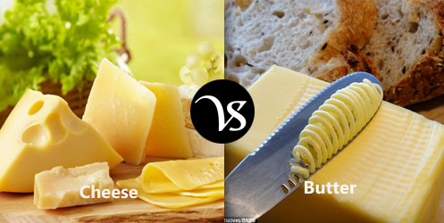 Difference-between-cheese-and-butter