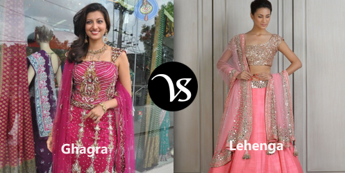 Difference-between-ghagra-and-lehenga