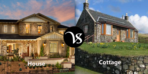 Difference Between House And Cottage Difference All