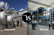 Difference between industry and sector