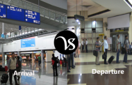 Difference between arrival and departure