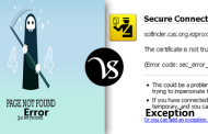 Difference between error and exception