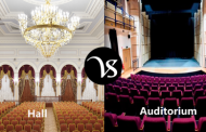 Difference between hall and auditorium
