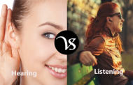 Difference between hearing and listening