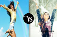 Difference between joy and happiness