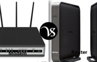 Difference between modem and router