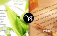 Difference between prose and poetry