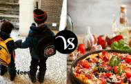Difference between need and want