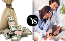 Difference between equity and debt