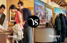 Difference between guest and visitor