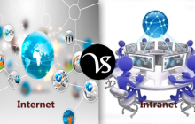 Difference between internet and intranet