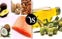 Difference between fat and oil