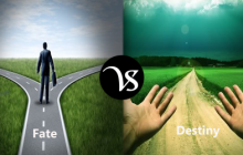 Difference between fate and destiny