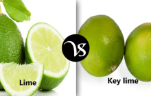 Difference between lime and key lime