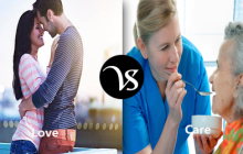 Difference between love and care