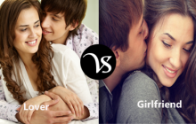 Difference between lover and girlfriend
