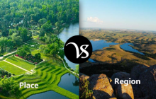 Difference between place and region