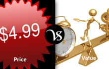 Difference between price and value