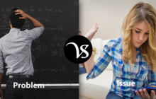 Difference between problem and issue