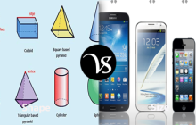 Difference between shape and size