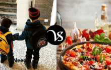 Difference between need and want