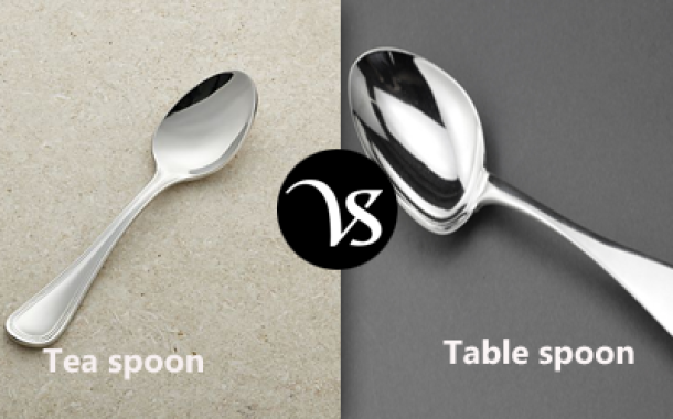 Difference Between Tea Spoon And Table Spoon Difference All