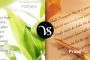 Difference between poem and poetry