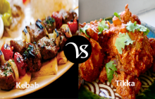 Difference between Kebab and Tikka